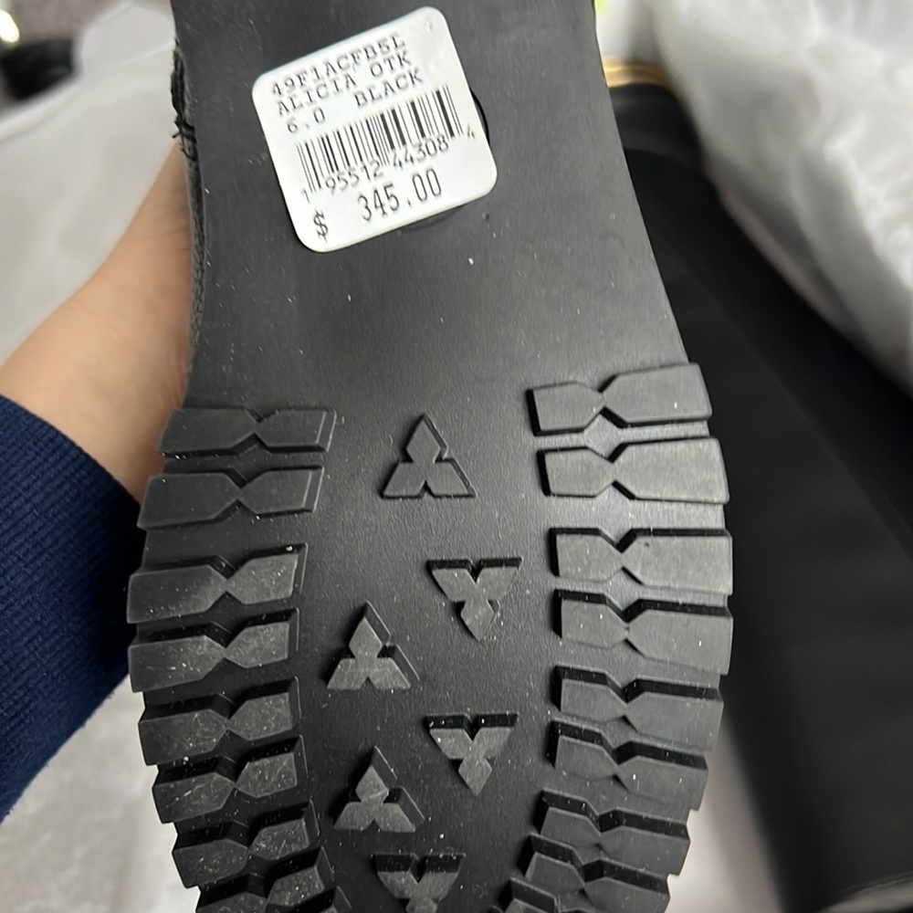 NEW Michael Kors Alicia Black Leather Over the Knee Boot - Women’s 6 - Picture 12 of 12